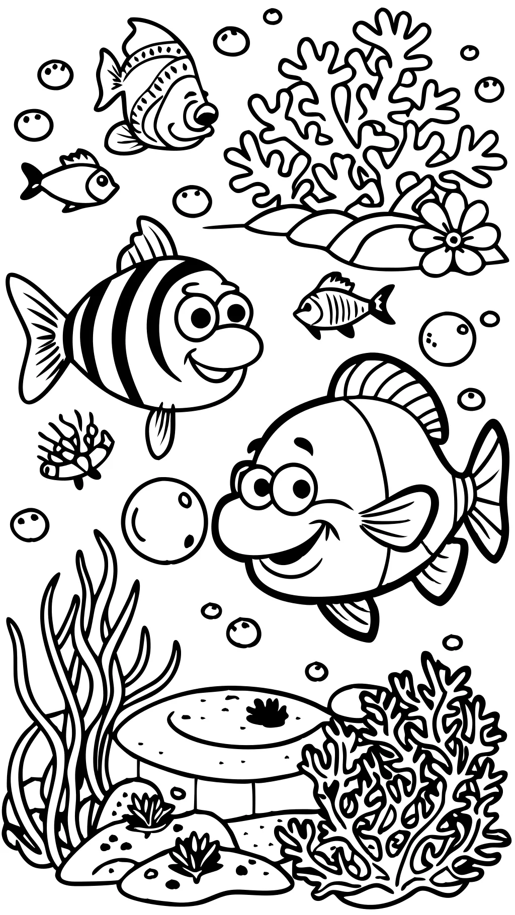 Encontrar páginas para colorear de Nemo gratis